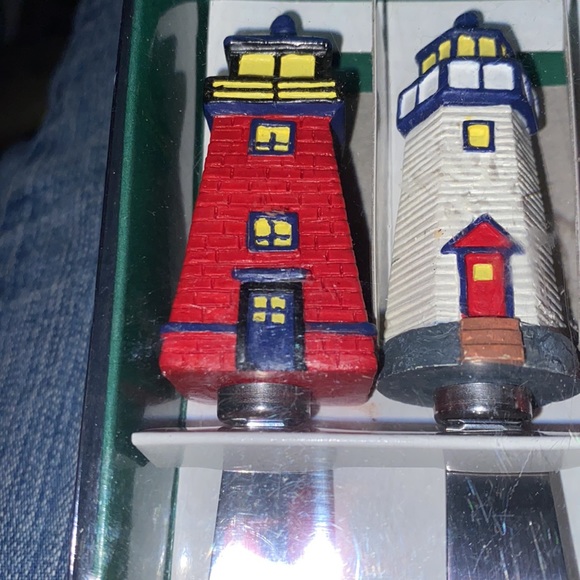 COPY - Vintage NEW Spreaders light houses Boston Warehouse set of 4. From 1999 - Picture 2 of 5